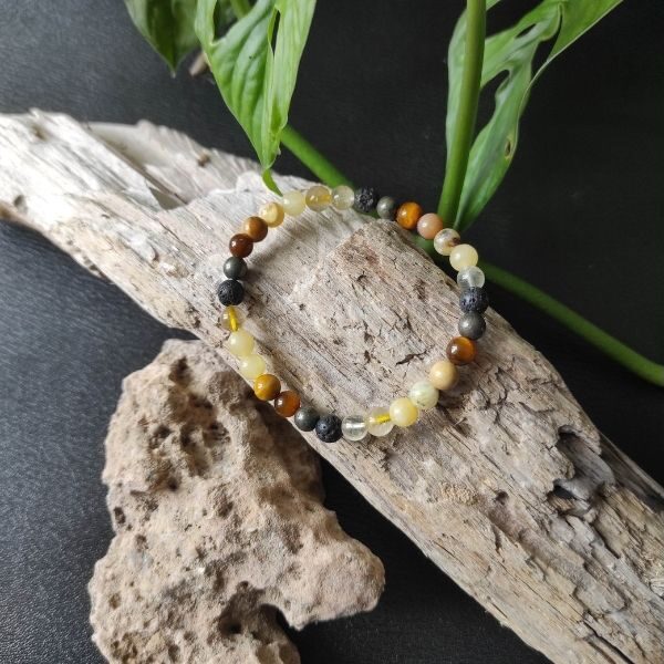 Bracelet Chakra Plexus Solaire "JE VEUX" – Image 3