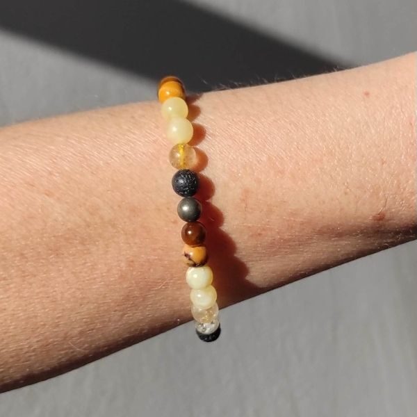 Bracelet Chakra Plexus Solaire "JE VEUX" – Image 2