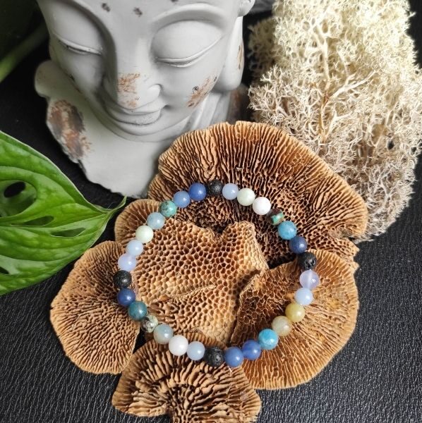 Bracelet Chakra Gorge "JE M'EXPRIME" – Image 4