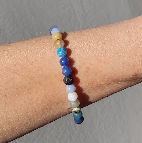 Bracelet Chakra Gorge "JE M'EXPRIME" – Image 2