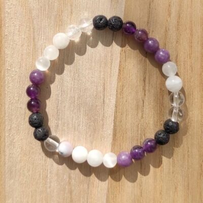 Bracelet Chakra Couronne « JE SAIS »